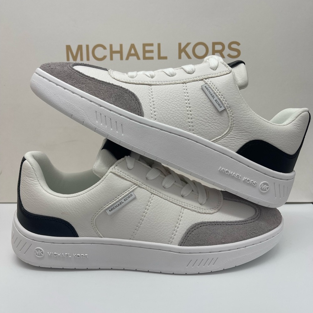 MICHAEL KORS Kai Mixed-Media Sneaker
Kai White
Cream and Gray Casual Sneakers - Picture 4 of 16